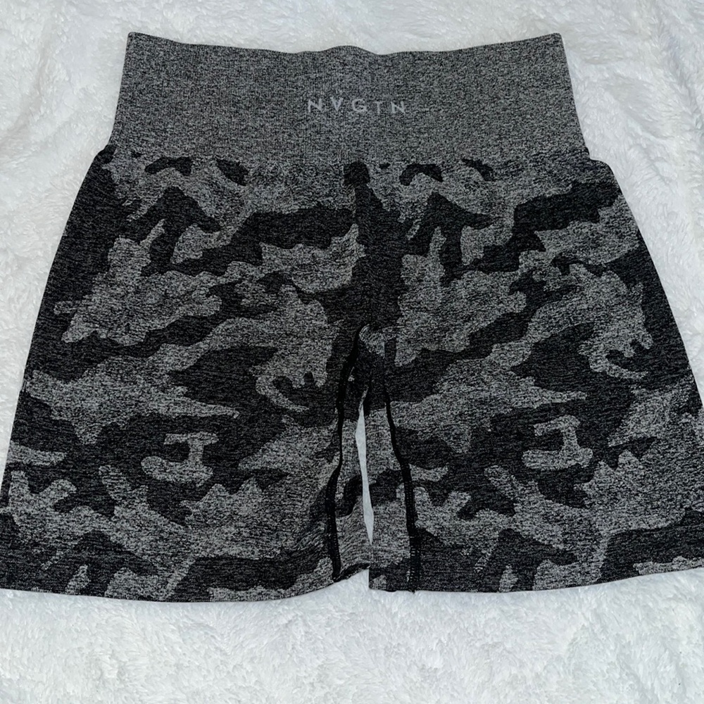 NVGTN Camo Workout Shorts